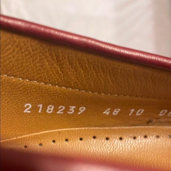 Moreschi Dark Red Leather Loafers Slip-On main image 6